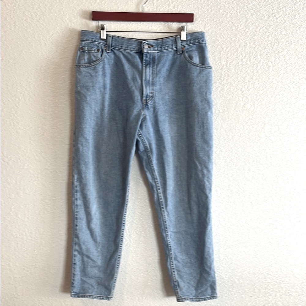 Levi's 550 Relaxed Tapered Blue Skinny Jeans Modern Fit 16 Short